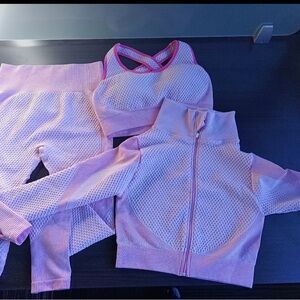 Chic Pink Workout Set